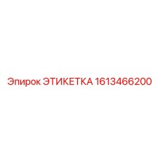 1613466200 ЭТИКЕТКА Epiroc