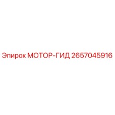 2657045916 МОТОР-ГИД by Epiroc