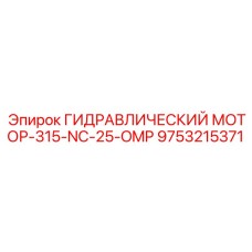9753215371 ГИДРАВЛИЧЕСКИЙ МОТОР-315-NC-25-OMP Epiroc