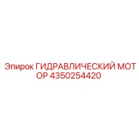 4350254420 ГИДРАВЛИЧЕСКИЙ МОТОР Epiroc