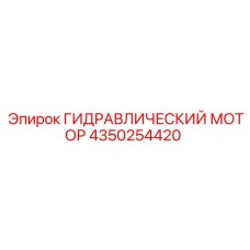 4350254420 ГИДРАВЛИЧЕСКИЙ МОТОР Epiroc