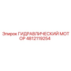 4812119254 ГИДРАВЛИЧЕСКИЙ МОТОР Epiroc