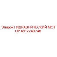 4812249748 ГИДРАВЛИЧЕСКИЙ МОТОР Epiroc