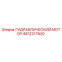4812317920 ГИДРАВЛИЧЕСКИЙ МОТОР Epiroc
