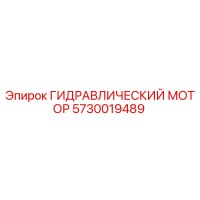 5730019489 ГИДРАВЛИЧЕСКИЙ МОТОР Epiroc