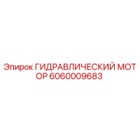 6060009683 ГИДРАВЛИЧЕСКИЙ МОТОР Epiroc