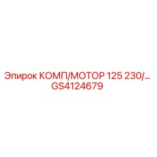 GS4124679 КОМП/МОТОР 125 230/... Epiroc