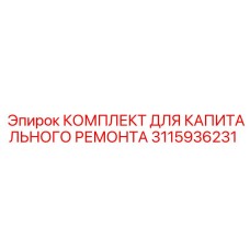 3115936231 КОМПЛЕКТ ДЛЯ КАПИТАЛЬНОГО РЕМОНТА Epiroc