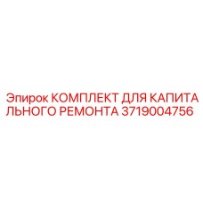 3719004756 КОМПЛЕКТ ДЛЯ КАПИТАЛЬНОГО РЕМОНТА Epiroc