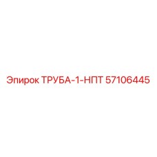 57106445 ТРУБА-1-НПТ Epiroc
