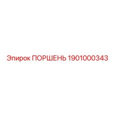 1901000343 ПОРШЕНЬ Epiroc