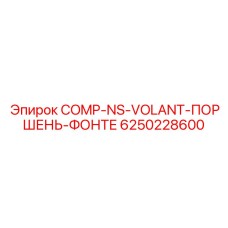 6250228600 COMP-NS-VOLANT-ПОРШЕНЬ-ФОНТЕ - Epiroc