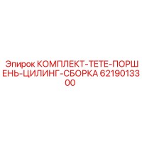 6219013300 КОМПЛЕКТ TETE ПОРШЕНЬ ЦИЛИНГ СБОРКА Epiroc