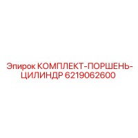 6219062600 КОМПЛЕКТ-ПОРШЕНЬ-ЦИЛИНДР Epiroc