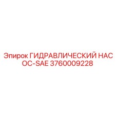 3760009228 ГИДРАВЛИЧЕСКИЙ НАСОС-SAE - Epiroc