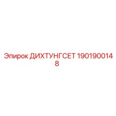 1901900148 ДИХТУНГСЕТ Epiroc