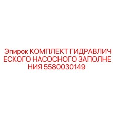 5580030149 Комплект гидравлического насосного заполнения Epiroc