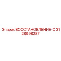 3128998287 ВОССТАНОВЛЕНИЕ-С Epiroc