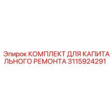 3115924291 КОМПЛЕКТ ДЛЯ КАПИТАЛЬНОГО РЕМОНТА Epiroc