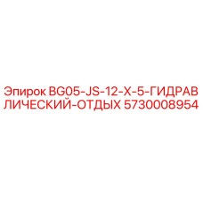 5730008954 BG05-JS-12-X-5 Гидравлический Отдых Эпирок