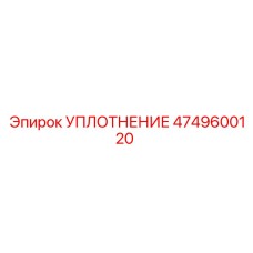 4749600120 УПЛОТНЕНИЕ Epiroc