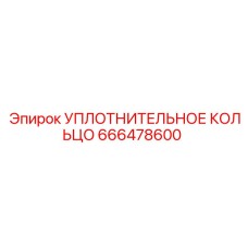 666478600 УПЛОТНИТЕЛЬНОЕ КОЛЬЦО Epiroc