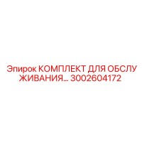 3002604172 КОМПЛЕКТ ДЛЯ ОБСЛУЖИВАНИЯ - Epiroc