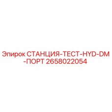 2658022054 СТАНЦИЯ-ТЕСТ-HYD-DM-ПОРТ Epiroc