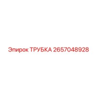 2657048928 ТРУБКА Epiroc