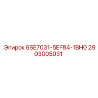2903005031 6SE7031-5EF84-1BH0 Epiroc