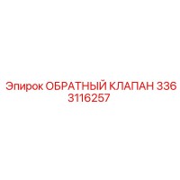 3363116257 Обратный клапан Epiroc