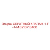 6210718400 ОБРАТНЫЙ КЛАПАН-1-F-1-M Epiroc