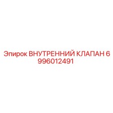 6996012491 ВНУТРЕННИЙ КЛАПАН Epiroc