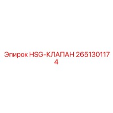 2651301174 HSG-КЛАПАН Epiroc