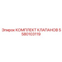 5580103119 КОМПЛЕКТ КЛАПАНОВ Epiroc