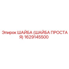 1629145500 ШАЙБА (ШАЙБА ПРОСТАЯ) Epiroc