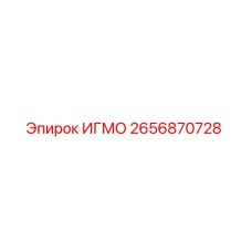Запчасть ИГМО артикул 2656870728 производитель Epiroc