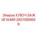 2657889669 КЛЮЧ ЗАЖИГАНИЯ Epiroc