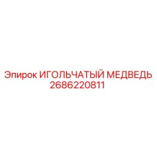 2686220811 ИГОЛЬЧАТЫЙ МЕДВЕДЬ Epiroc