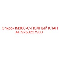 9753227903 IM300-C-ПОЛНЫЙ КЛАПАН Epiroc