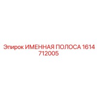 1614712005 Именная полоса Epiroc