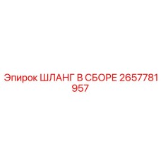 2657781957 ШЛАНГ В СБОРЕ Epiroc