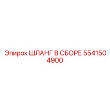 5541504900 ШЛАНГ В СБОРЕ Epiroc