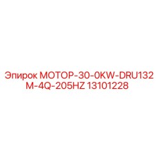 13101228 МОТОР-30-0KW-DRU132M-4Q-205HZ Epiroc