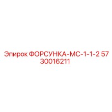 5730016211 ФОРСУНКА-МС-1-1-2 Epiroc