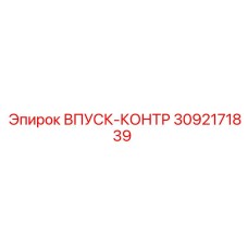 3092171839 ВПУСК-КОНТР Epiroc