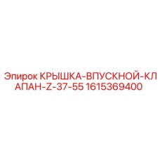 1615369400 КРЫШКА-ВПУСКНОЙ-КЛАПАН-Z-37-55 (Epiroc)