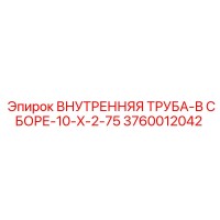 3760012042 ВНУТРЕННЯЯ ТРУБА-В СБОРЕ-10-X-2-75 Epiroc
