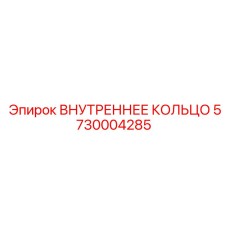 5730004285 ВНУТРЕННЕЕ КОЛЬЦО Epiroc