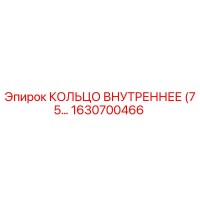 1630700466 КОЛЬЦО ВНУТРЕННЕЕ (75) Эпирок (Epiroc)